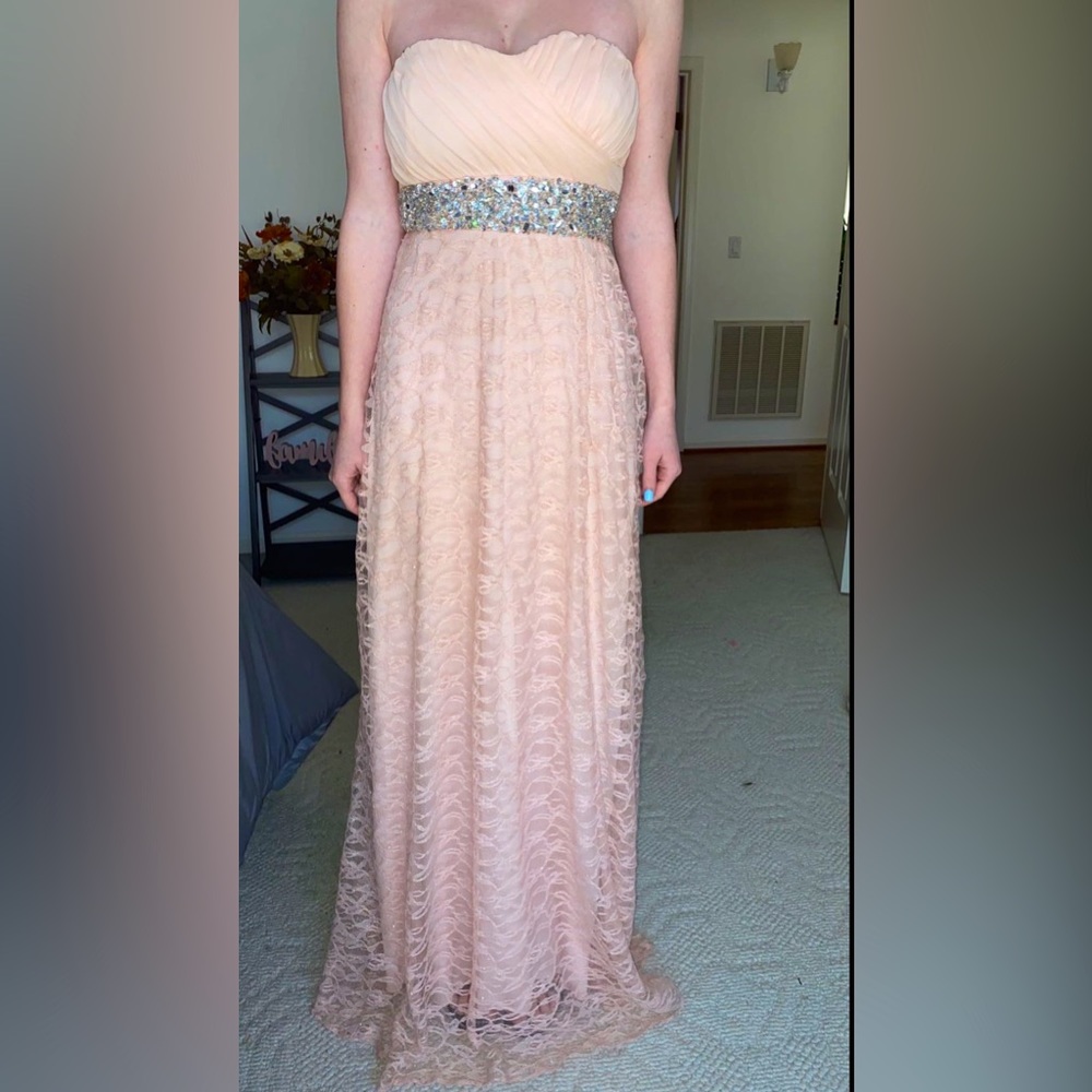 Pink formal dress